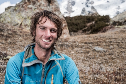 Stephan Siegrist, Thomas Senf, Andreas Abegglen, Himalaya - Thomas Senf at Base Camp