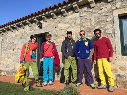 Bosco di Luogosanto, Sardegna - Da sx a dx: Irene Bariani, Anna Borella, Massimo Malpezzi, Gabriele Moroni, Filippo Manca