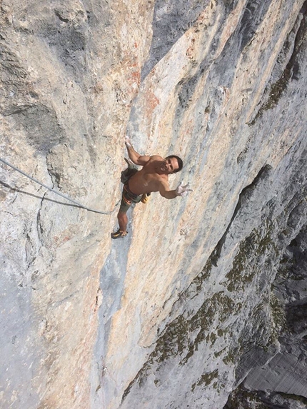 Südwind, new Wilder Kaiser climb by Alexander Huber and Guido Unterwurzacher