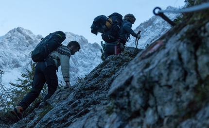 Jure Breceljnik, Slovenia - Jure's Challenge, during the ascent on 18/10/2015 in the Kamnik - Savinja Alps, Slovenia