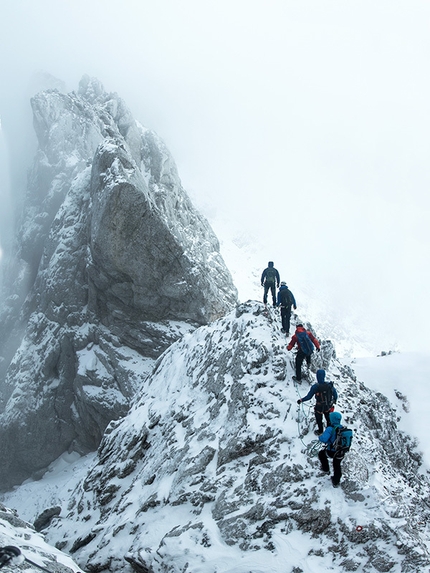 Jure Breceljnik, Slovenia - Jure's Challenge, during the ascent on 18/10/2015 in the Kamnik - Savinja Alps, Slovenia