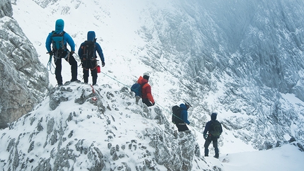 Jure Breceljnik, Slovenia - Jure's Challenge, during the ascent on 18/10/2015 in the Kamnik - Savinja Alps, Slovenia