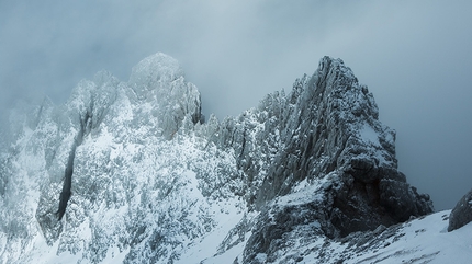 Jure Breceljnik, Slovenia - Jure's Challenge, during the ascent on 18/10/2015 in the Kamnik - Savinja Alps, Slovenia