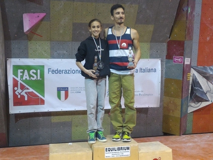 Laura Rogora e Danilo Marchionne Campioni Italiani Boulder 2015