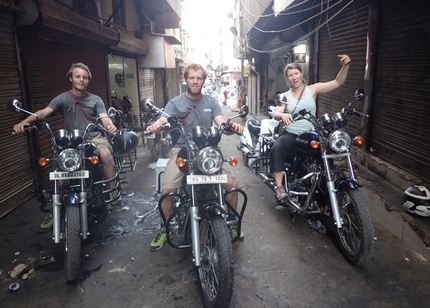 Tangra Tower Cory Hall Memorial expedition - Tangra Tower (5,620m) Karakoram, James Monypenny & Max Fisher: wWhy not learn to ride a bike in India?