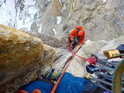 Tangra Tower Cory Hall Memorial expedition - Tangra Tower (5,620m) Karakoram, James Monypenny & Max Fisher