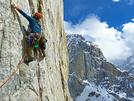 Tangra Tower Cory Hall Memorial expedition - Tangra Tower (5,620m) Karakoram, Max Fisher & James Monypenny &