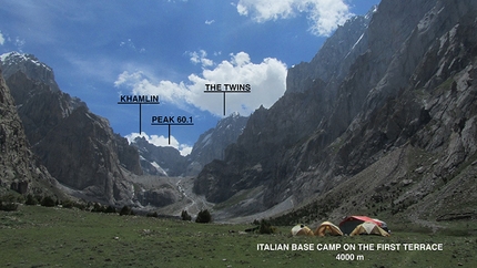 Khane Valley 2015 Italian Karakorum Expedition - Khane valley: Italian Base Camp, First Terrace