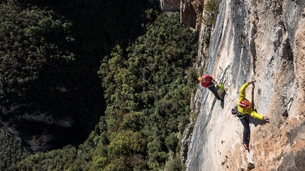 Monte Cimo: tre vie d'arrampicata da 8a presentate da Nicola Tondini