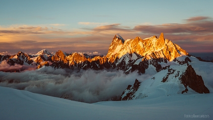 Federica Mingolla, Digital Crack, Mont Blanc - The view from the Cosmiques hut, Mont Blanc