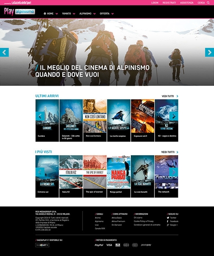 Play Alpinismo il canale video firmato La Gazzetta dello Sport