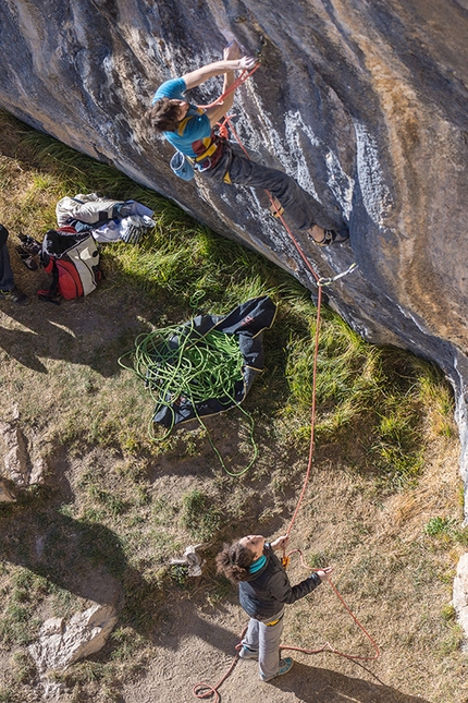 Silvio Reffo, Noia, Andonno - Silvio Reffo climbing Noia 8c+ at Andonno