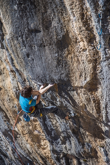 Silvio Reffo, Noia, Andonno - Silvio Reffo climbing Noia 8c+ at Andonno