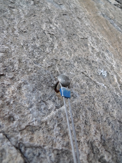 Yosemite, Secret Passage, Pete Whittaker, Dan McManus - A typical piece of the belay… The Secret Passage, El Capitan, Yosemite