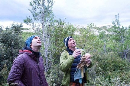 Chris Sharma, Marc Le Menestrel, Mouriès - Chris Sharma e Marc Le Menestrel a Mouriès in Francia