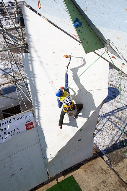 Ice Climbing World Cup 2016 - Coppa del Mondo di Ghiaccio 2016 Bozeman (USA): Justin Willis