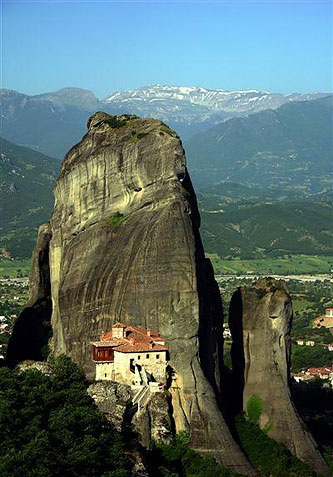 Climbing in Meteora