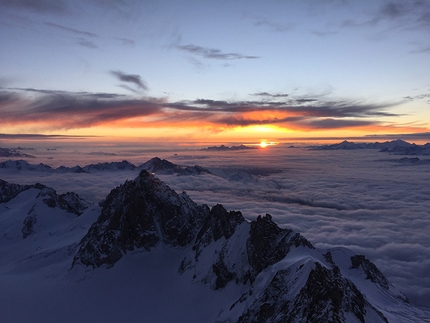 Kuffner ridge, scaling Mont Blanc's beauty and history