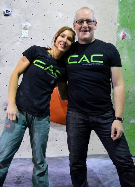 John Ellison Climbers against Cancer - Mina Markovic and John Ellison