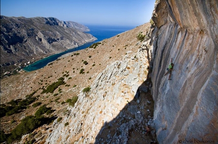 Chris Boukoros - Simon Montmory a Kalymnos, Grecia