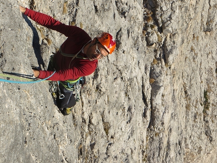 Rondò Veneziano, Torre Venezia (Civetta, Dolomites) Veneziano, Torre Venezia (Civetta, Dolomites) - Emanuele Pellizzari climbing Rondò Veneziano on Torre Venezia, Civetta, Dolomites