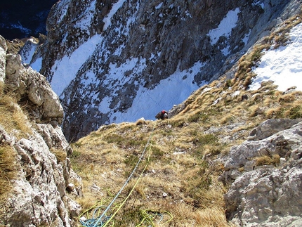 Canale Jannetta, Gran Sasso, Cristiano Iurisci, Gabriele Paolucci, Luca Gasparini - Canale Jannetta, Gran Sasso: misto appenninico - primo giro M1.