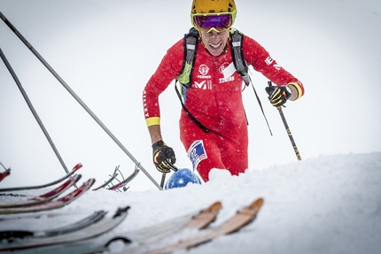 Ski Mountaineering World Cup 2016 - During the first stage of the Ski Mountaineering World Cup 2016 at Font Blanca, Andorra. Individual race.