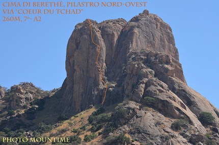 Chad Climbing Expedition 2015 - Chad Climbing Expedition 2015: Cima di Berethè, NW Pillar, Via Couer du Tchad