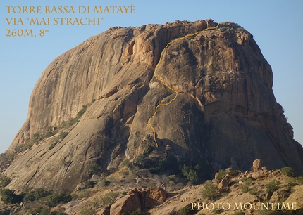 Ciad Climbing Expedition 2015 - Ciad Climbing Expedition 2015: Torre Bassa di Matayè, Via Mai Strachi
