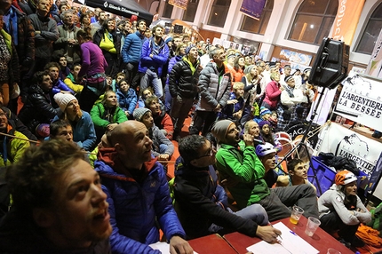 Ice Climbing Ecrins 2016 - During the Ice Climbing Ecrins 2016 at Argentière-La Bessée, France.