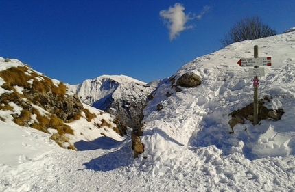 Rifugi in Trentino d'inverno - Rifugio Passo Pertica, Gruppo Piccole Dolomiti / Pasubio / Alpe Cimbra