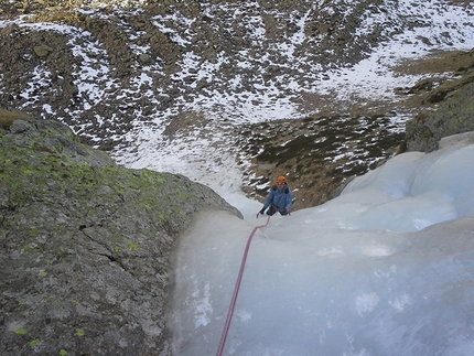 Valle Stura di Demonte, cascate di ghiaccio, Piemonte, Italia - Cognà L1