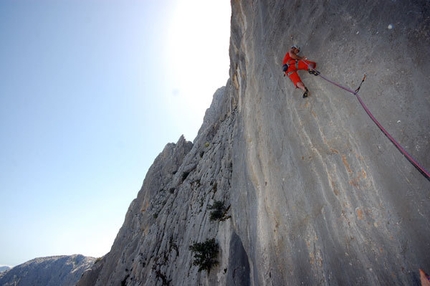 Umbras, P.ta Cusidore, Sardinia - 4th pitch: time to pedal