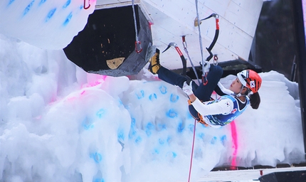 Ice Climbing World Cup 2016 Corvara - Coppa del Mondo di arrampicata su ghiaccio 2016 Corvara: Han Na Rai Song