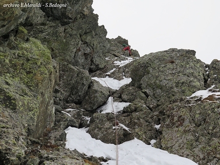 Monte Foscagno - Alpi Retiche - Catena del Pradisino - Durante la prima salita di 