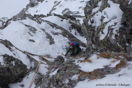 Monte Foscagno - Alpi Retiche - Catena del Pradisino - Durante la prima salita di 