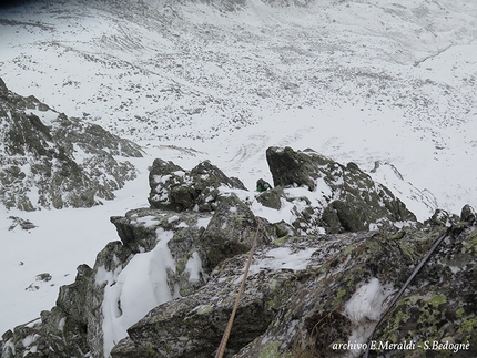 Monte Foscagno - Alpi Retiche - Catena del Pradisino - Durante la prima salita di 