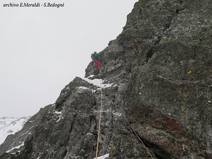 Monte Foscagno - Alpi Retiche - Catena del Pradisino - Durante la prima salita di 