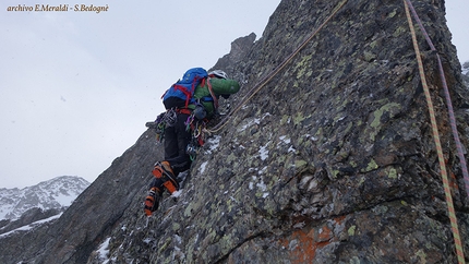 Monte Foscagno - Alpi Retiche - Catena del Pradisino - Durante la prima salita di 