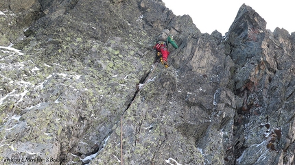 Monte Foscagno - Alpi Retiche - Catena del Pradisino - Durante la prima salita di 