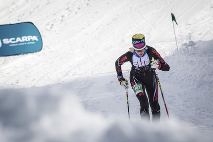 Ski mountaineering World Cup 2016, Les Marécottes, Switzerland - European Ski Mountaineering Championship, Vertical race 06/02/2016: Victoria Kreuzer