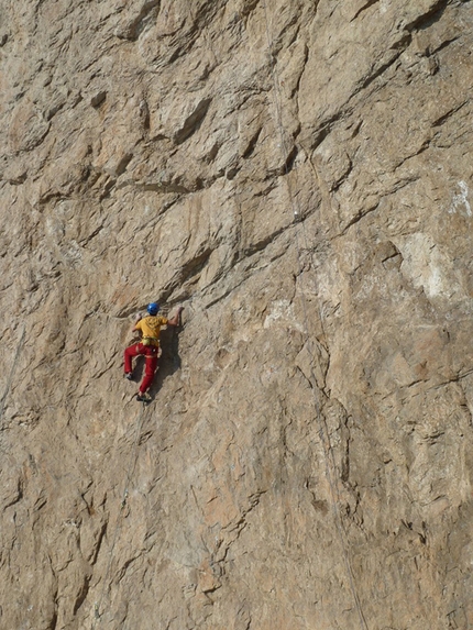 Neverending Wall, Parete Rossa Di Catteissard - Neverending Wall: Carlo Giuliberti Cateiss Hard 8a+.