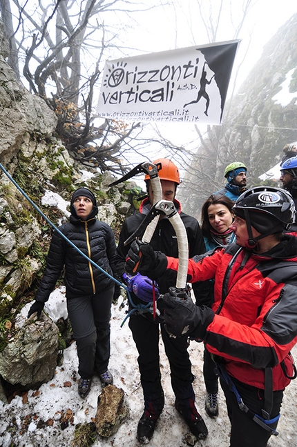 Febbre da Cavallo, Campitello Matese, Molise - Durante il meeting di drytooling Febbre da Cavallo, Campitello Matese, Molise