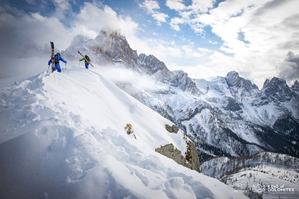 King of Dolomites 2016, San Martino di Castrozza, Dolomites - King of Alpinism, PRO. Christoph Oberschneider, riders Matthias Aigner & Lukas Oberschneider