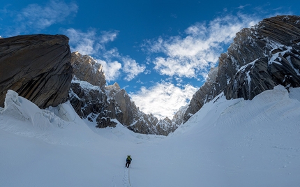 Link Sar West, Karakoram, Jon Griffith, Andy Houseman - Jon Griffith e Andy Houseman durante la salita di Link Sar West, Karakoram (07/2015)