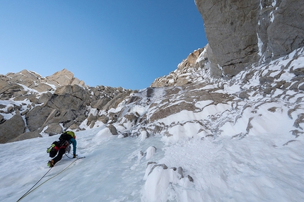 Link Sar West, Karakoram, Jon Griffith, Andy Houseman - Jon Griffith and Andy Houseman during their ascent of Link Sar West, Karakoram (07/2015)