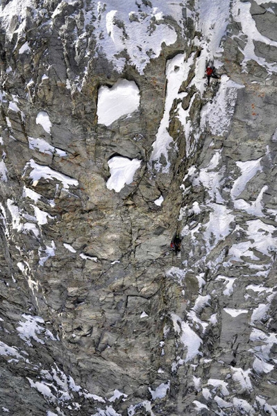 New route on the North Face of the Matterhorn
