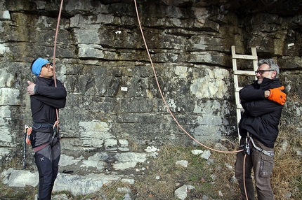 Andrea de Giacometti, Igne, arrampicata - Andrea de Giacometti ripete Movimenti Tellurici 8c+ a Igne (BL)