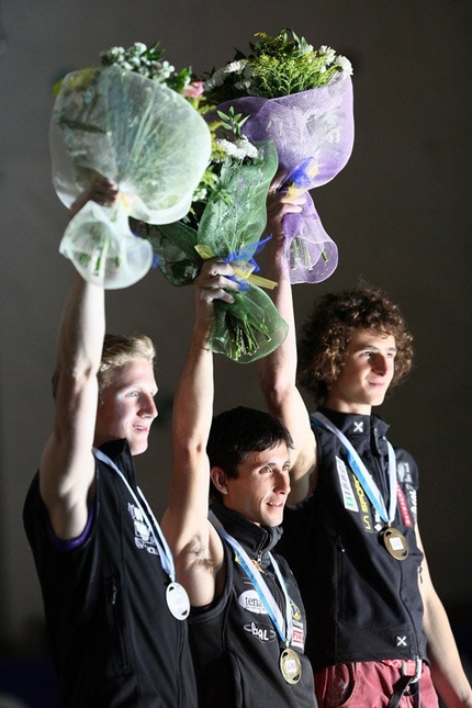 World Climbing Championships 2011 Arco - Jakob Schubert, Ramon Julien Puigblanque, Adam Ondra