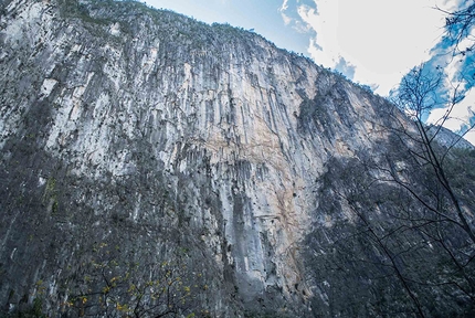 Climbing: El Chaman Loco, El Salto, Mexico, Simone Pedeferri, Paolo Marazzi, Marco Maggioni - During the first ascent of El Chaman Loco, El Salto, Mexico (Simone Pedeferri, Paolo Marazzi, Marco Maggioni 11/2015)